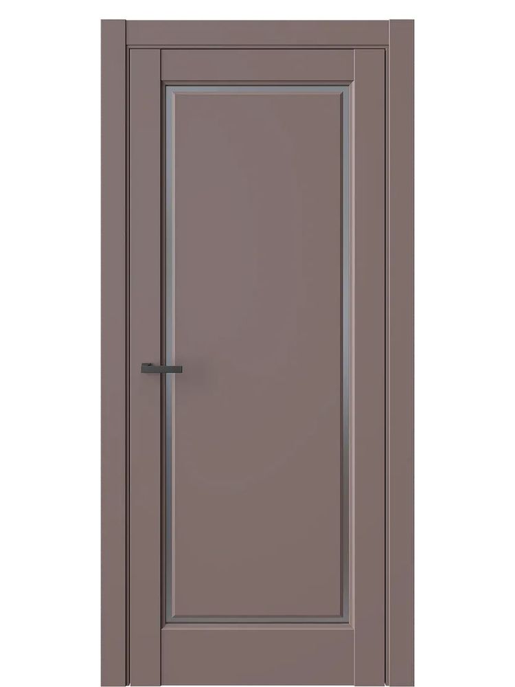 Двери WestStyle  LVT 1 Милкшейк/ Графит Сатинат ДО