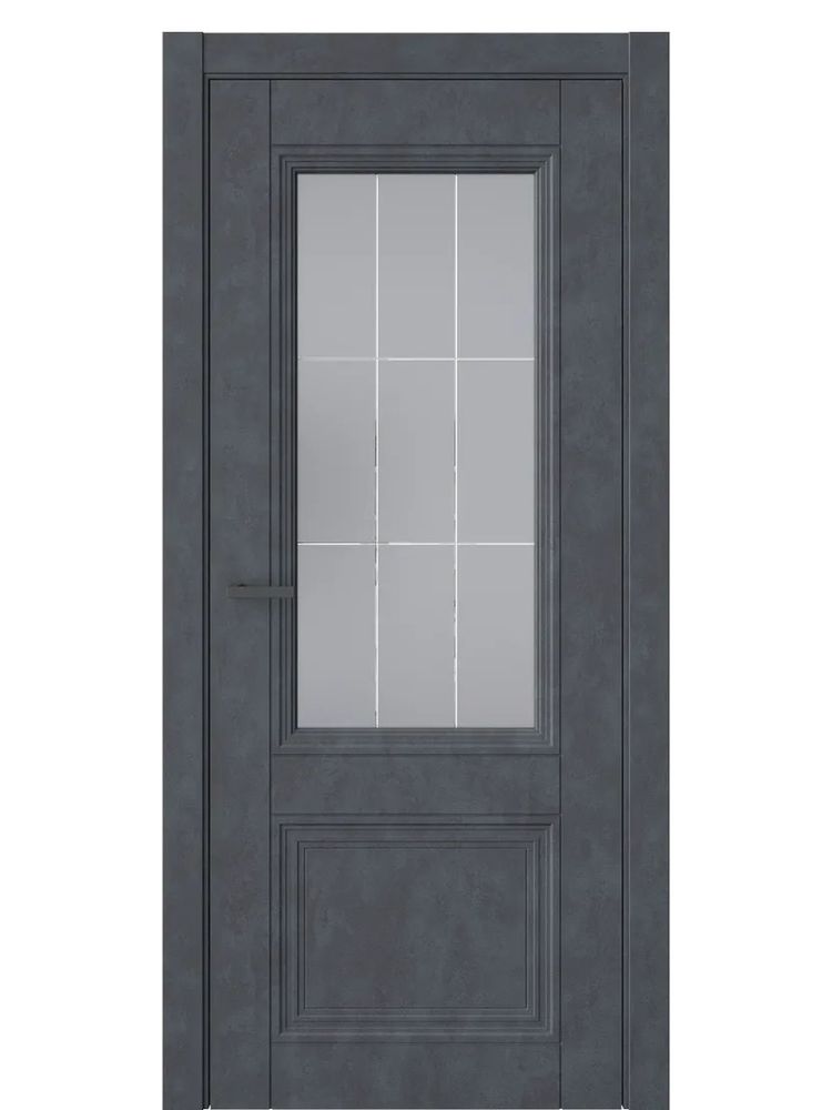 Двери WestStyle  Demiss 4  Бетон Маренго / графит сатинат ДО