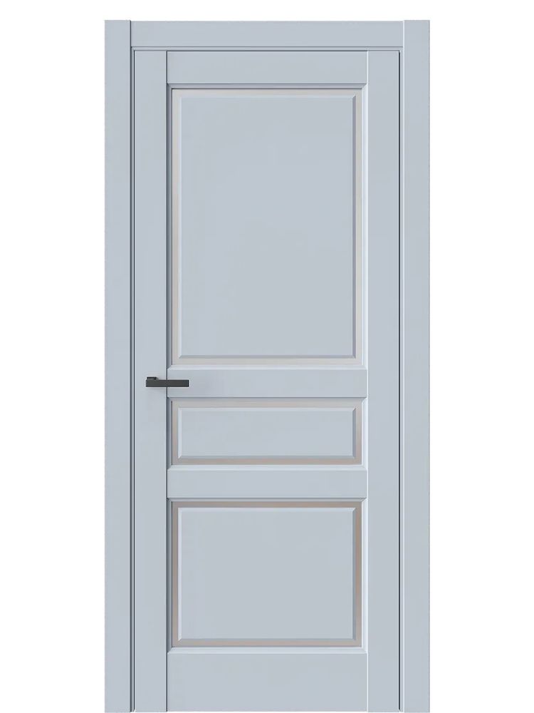 Двери WestStyle  LVT 5 Белая Ночь/ Графит Сатинат ДО