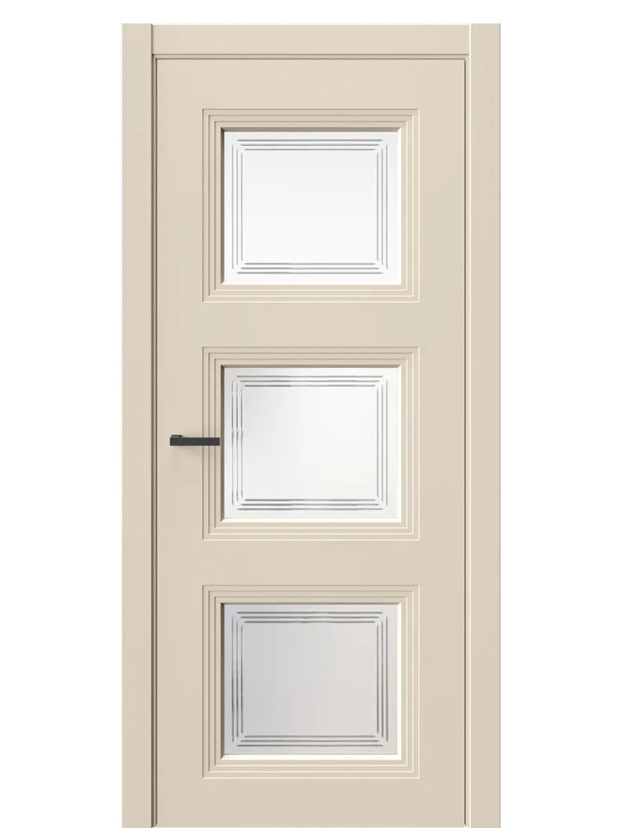 Двери WestStyle  Monte 6 Лазурный Песок /Белое Сатинат ДО