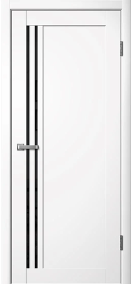 Межкомнатные двери LIDMAN ЭМАЛИТ 275 (ДО чёрное) Белый