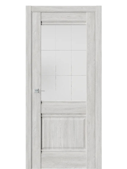 Двери WestStyle  "Ch 6"  Дуб оксфорд/ графит сатинат ДО