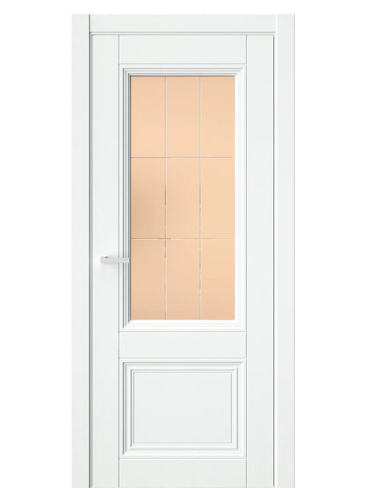 Двери WestStyle Demiss 4 Белый / бронза сатинат ДО Двери WestStyle Demiss 4 Белый / бронза сатинат ДО