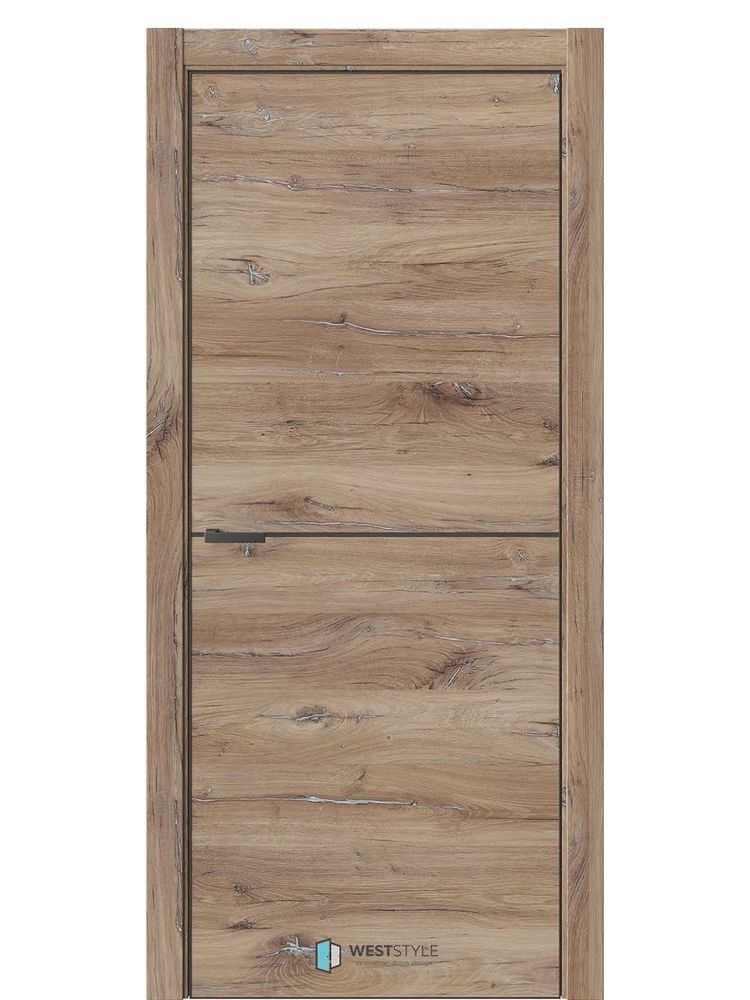 Двери WestStyle  "IN 391" Дуб Флагстафф /алюм.кромка  ДГ