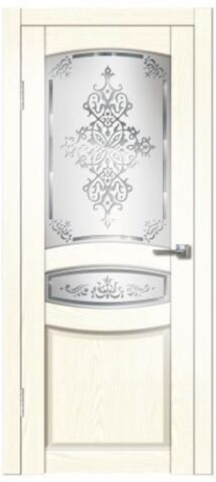 Межкомнатные двери ДВЕРНАЯ ЛИНИЯ "ГАРМОНИЯ" Белый ясень ДО