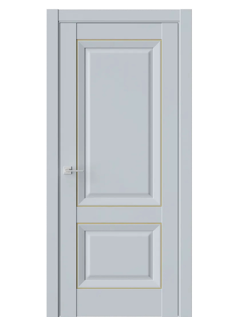 Двери WestStyle  PL3F Белая Ночь /Молдинг ДГ