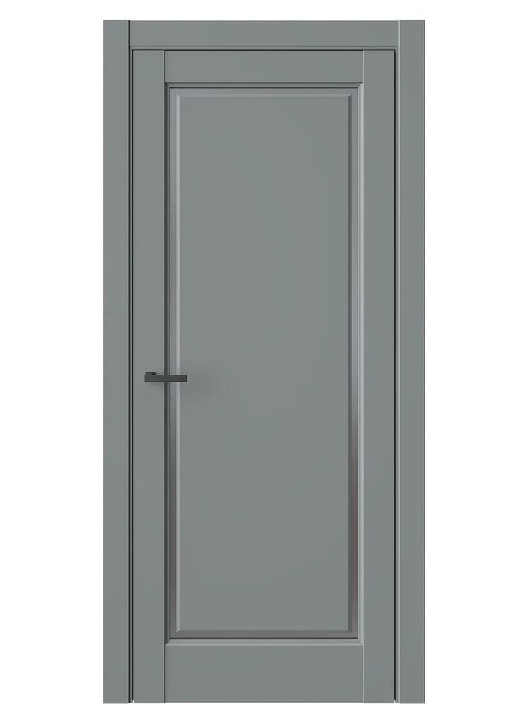 Двери WestStyle  LVT 1 Морская Галька/ Графит Сатинат ДО