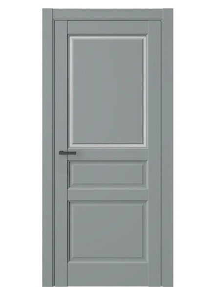 Двери WestStyle  LVT 5Е Морская Галька/ Белое Сатинат ДО