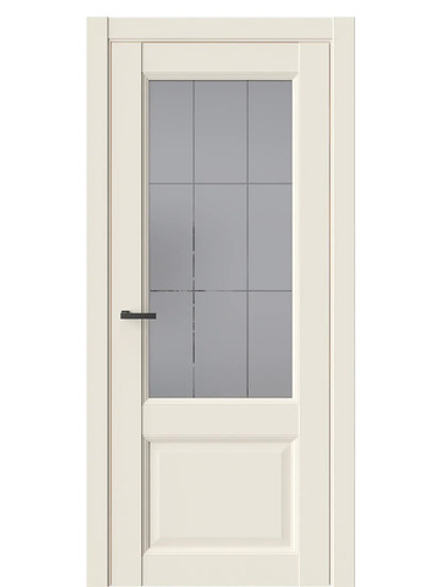 Двери WestStyle Enika 4 Emlayer бежевый /Графит Сатинат  ДО