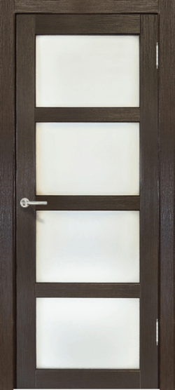 Межкомнатные двери SYNERGY "Трио" Венге (Сатинат матовое)