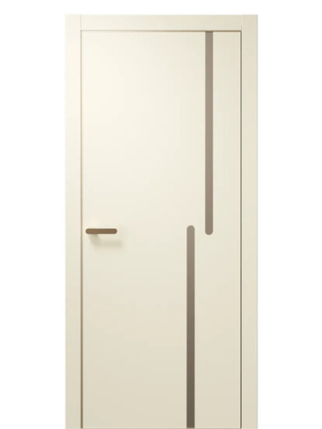 Двери WestStyle  "IN М2.1" Лазурный Песок /молдинг /алюм.кромка  ДГ