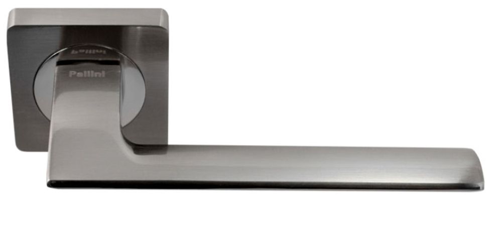 Дверные ручки pallini &quot;прага&quot; silver pal-107-s sn/cp цвет - матовый никель