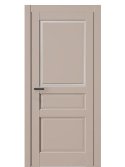 Двери WestStyle  LVT 5Е Гляссе/ Белое Сатинат ДО