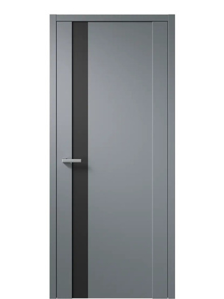 Двери WestStyle F28 Альпийская ночь /Черное сатин Matelac  ДО