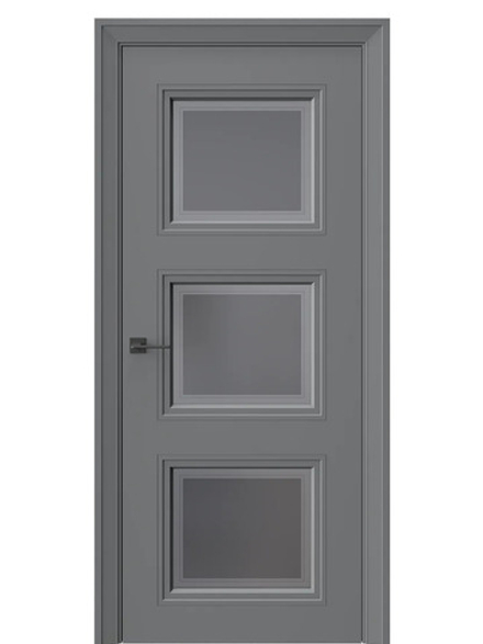 Двери WestStyle Eliss 6 Альпийская ночь /графит сатинат  ДО