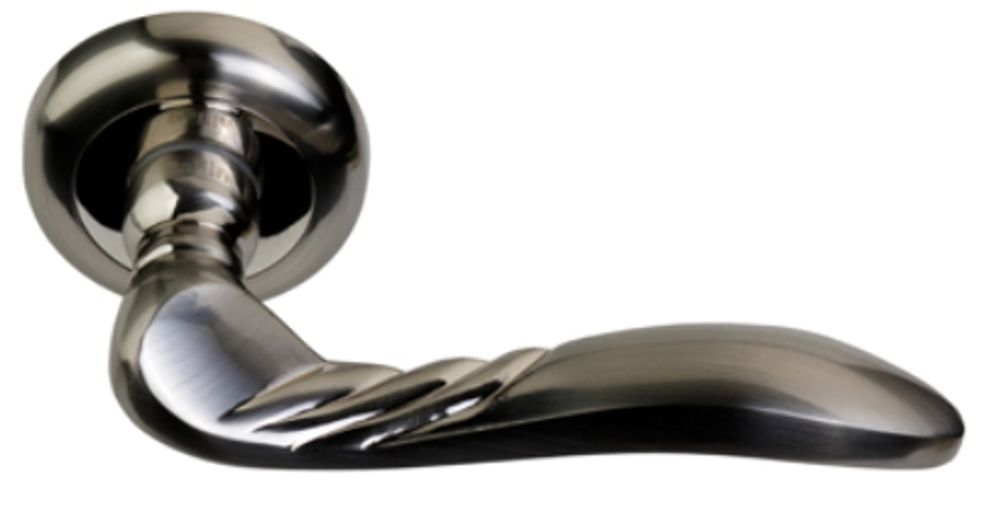 Дверные ручки pallini "пиза" silver pal-10  sn/cp цвет - матовый никель