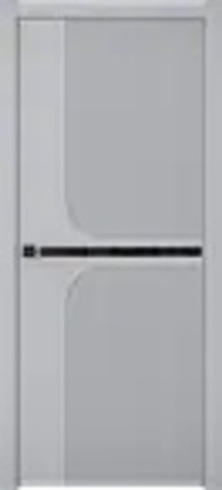 Двери Universe "Zeta Modern 10" (ДГО) черное стекло