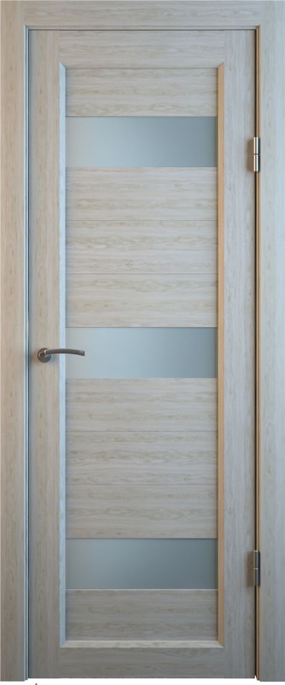 Межкомнатные двери MART DOORS С4 Дуб монтана грей/Сатинат (ДО)