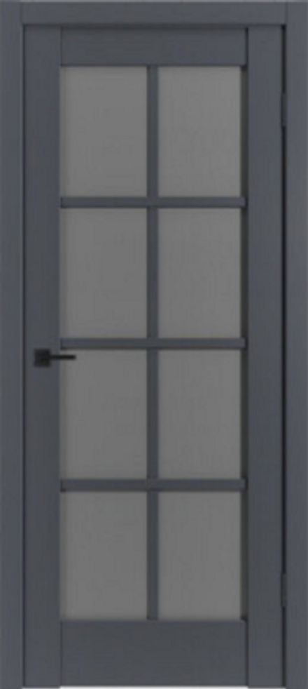 Межкомнатные двери ВФД "EMALEX R1" EMALEX Onyx/Dark Cioud (ДО)