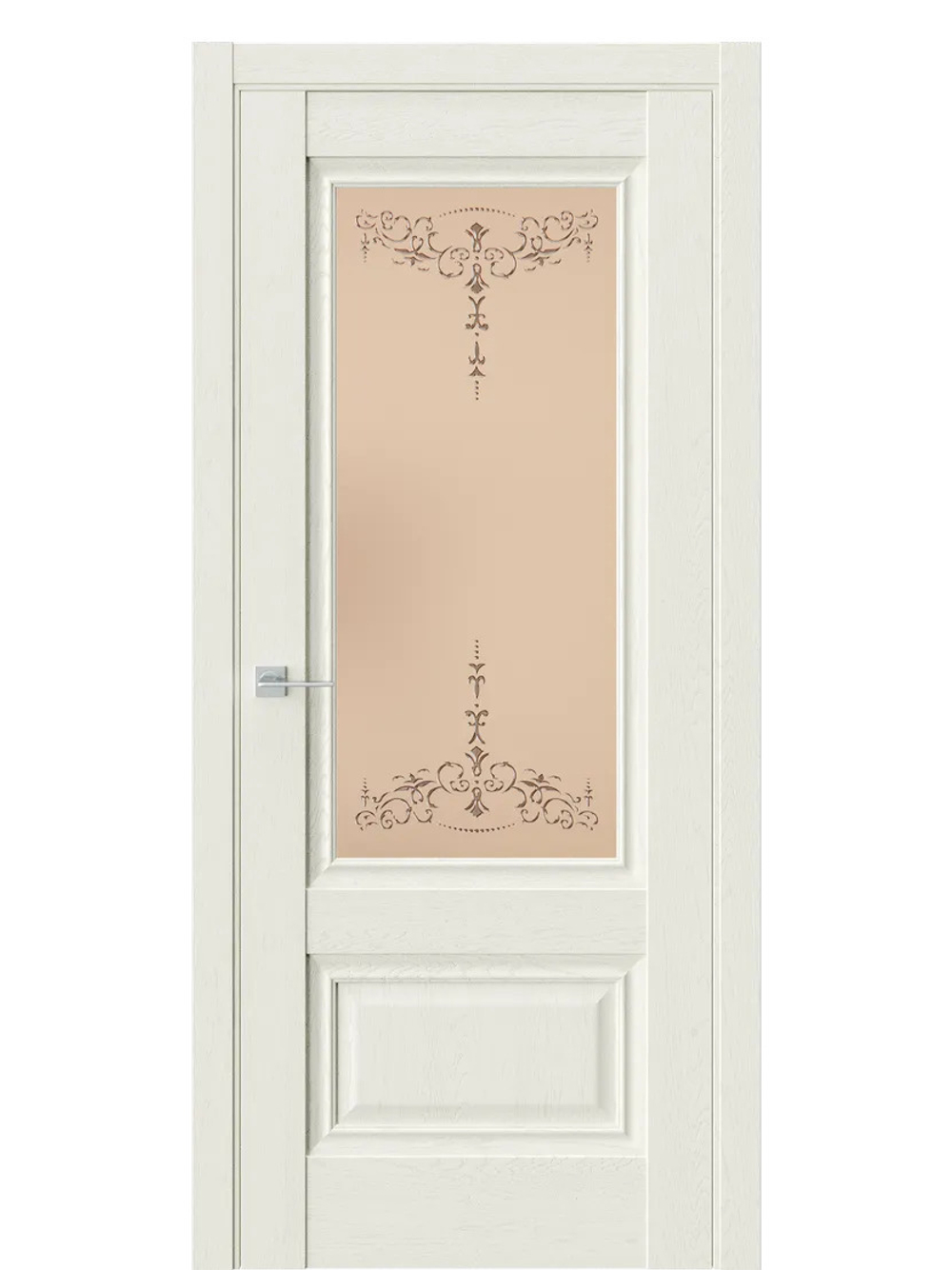 Двери WestStyle  "Ch 8"  Дуб монтана/ бронза сатинат ДО