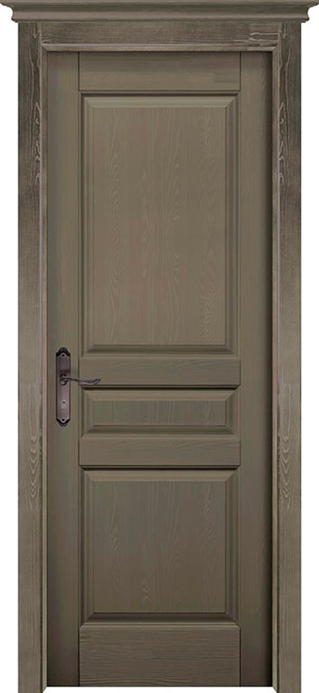 Двери межкомнатные Пандора ДГ массив сосны /Олива