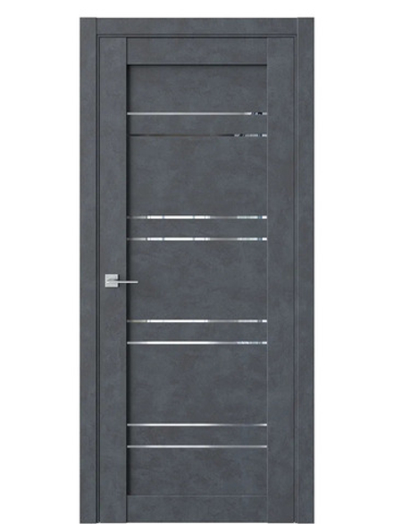 Двери WestStyle  "CZ 6 Бетон маренго/зеркало  ДО