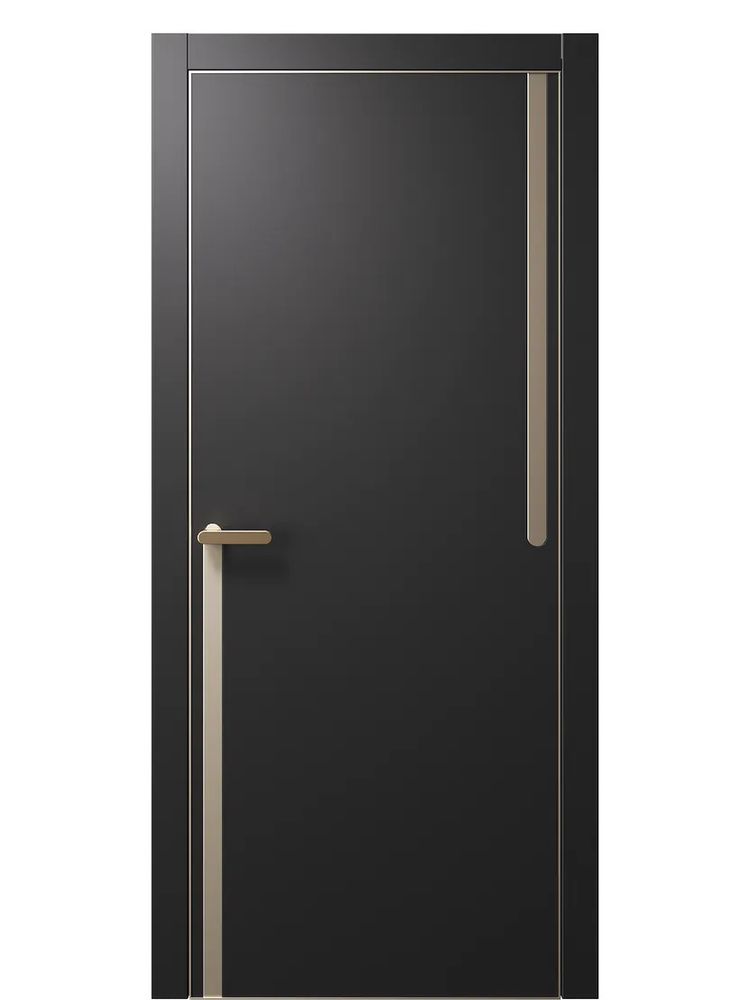 Двери WestStyle "IN М2.3" Черный Кварц /молдинг /алюм.кромка ДГ Двери WestStyle "IN М2.3" Черный Кварц /молдинг /алюм.кромка ДГ