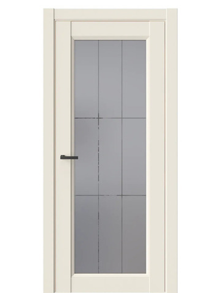 Двери WestStyle Enika 2 Emlayer бежевый /Графит Сатинат  ДО