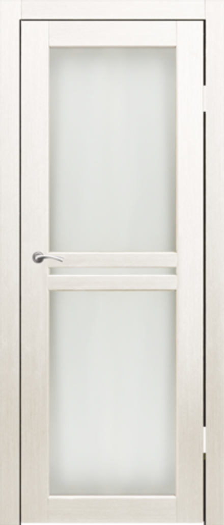 Межкомнатные двери SYNERGY  "Лацио 2" ДО Дуб молочный (Сатинат матовое)