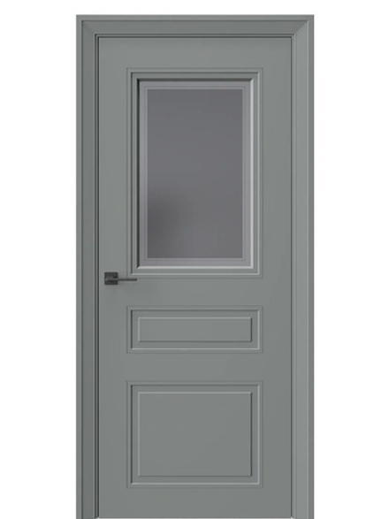Двери WestStyle Eliss 8 Морская галька /графит сатинат  ДО