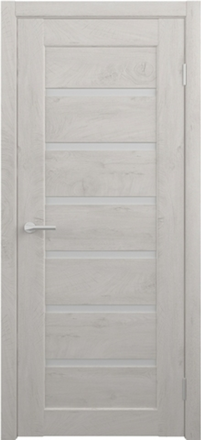Межкомнатные двери ALBERO "Мальта" Дуб снежный / Мателюкс (ДО)
