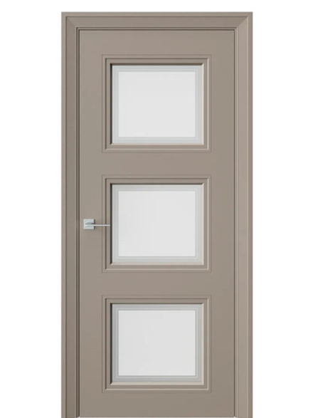 Двери WestStyle Eliss 6 RAL 7006 /белое сатинат ДО