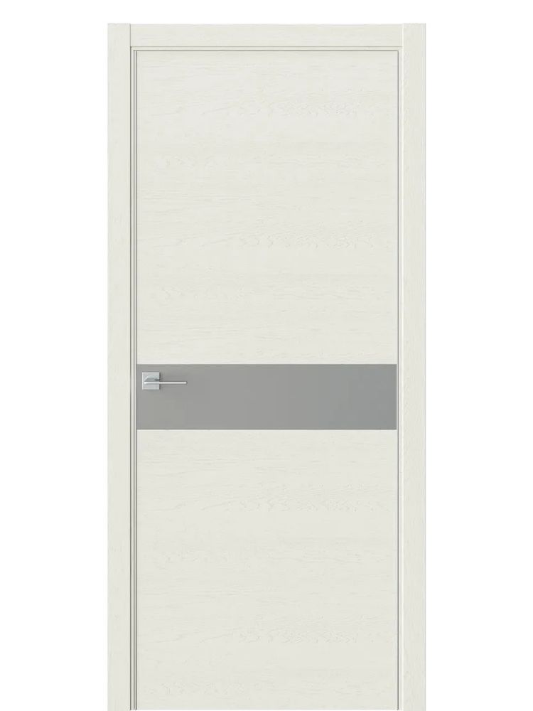 Двери WestStyle  "IN 1" Дуб Монтана /Зеркало сатин графит /алюм.кромка ДО