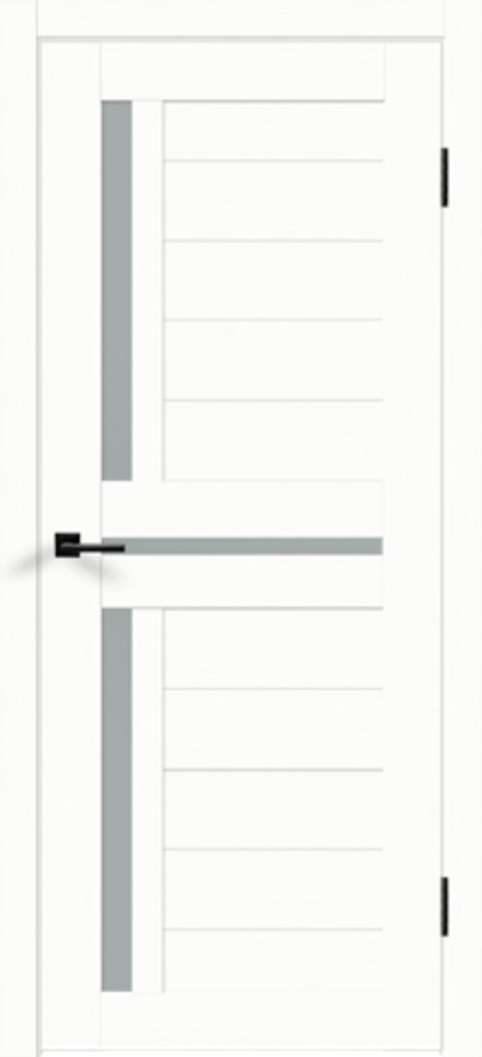 Межкомнатные двери VELLDORIS "Duplex" 3 Дуб белый стекло Matelux ДО
