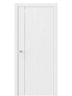 Двери WestStyle  "IN 36" Дуб Винта /Аляска Lacobel /алюм.кромка ДО