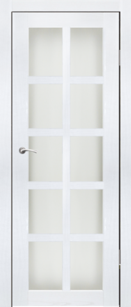 Межкомнатные двери SYNERGY  "Верона 3" ДО Ясень белый (Сатинат матовое)