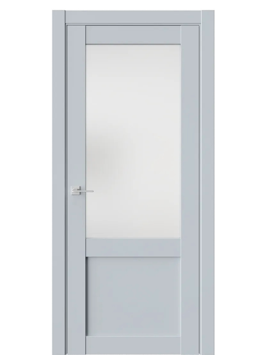 Двери WestStyle  NR4  Белая Ночь /Белое Сатинат ДО