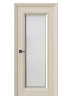 Двери WestStyle Eliss 2 Лазурный песок /белое сатинат  ДО