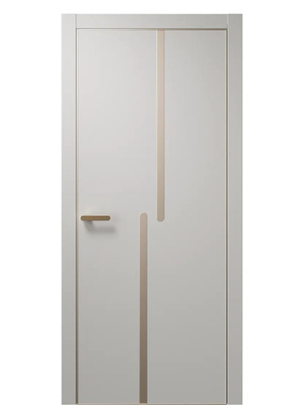 Двери WestStyle  "IN М2.2" Макиато /молдинг /алюм.кромка  ДГ