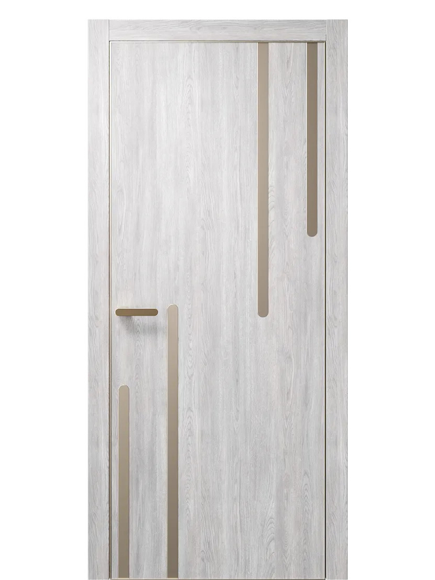 Двери WestStyle  "IN М3" Дуб Оксфорд /молдинг /алюм.кромка  ДГ