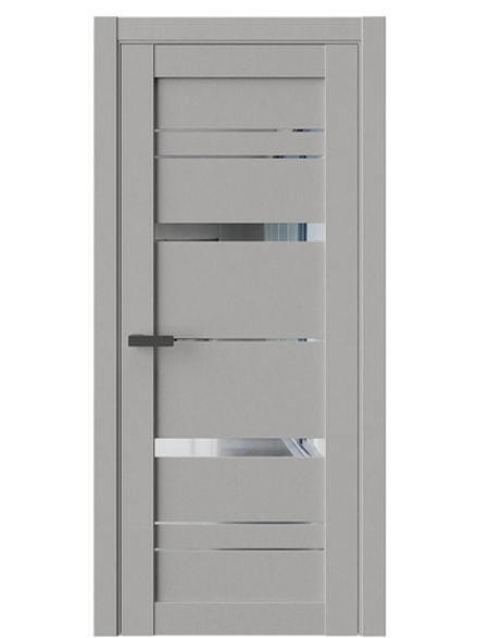 Двери WestStyle  "CZ 2 Лен оникс/зеркало графит ДО