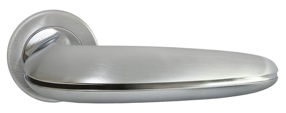 Дверные ручки morelli luxury sunrise nc-5 csa/cro цвет - матовыйхром/хром