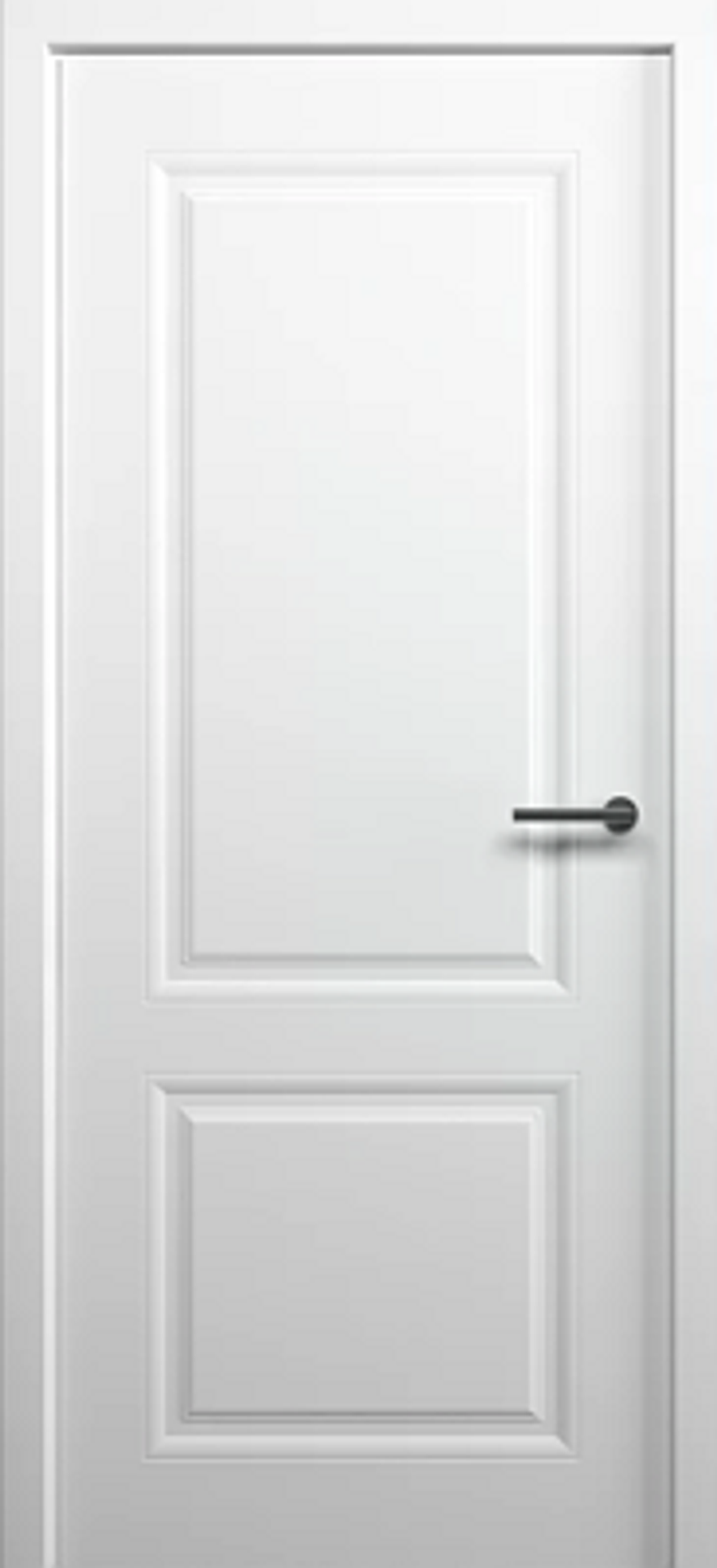 Межкомнатные двери ALBERO Стиль-1 (с врезкой под замок, но без замка) ДГ Белый