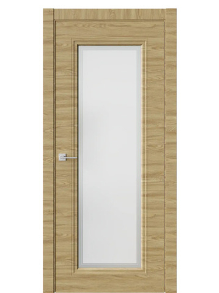 Двери WestStyle Eliss 2 Дуб валенс горизонт /белое сатинат  ДО