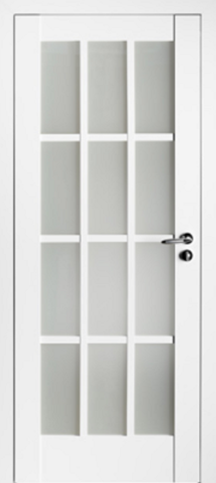 Межкомнатные двери DB-LINE DBS-S1 Белый матовый/сатин