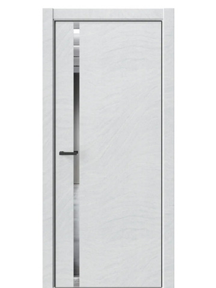 Двери WestStyle  "IN 36" Стоунлайн Лайт /Зеркало /алюм.кромка ДО