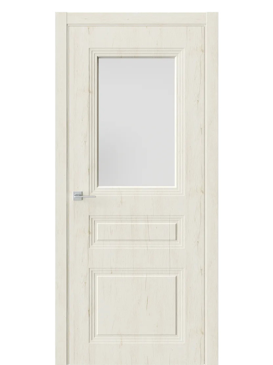 Двери WestStyle  Monte 8 Дуб Джентл /Белое Сатинат ДО