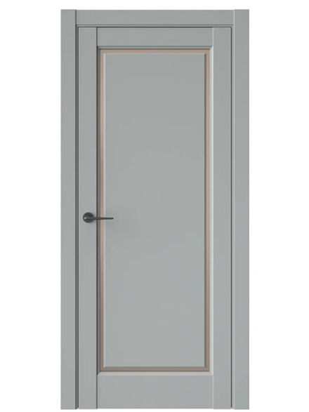 Двери WestStyle  LVT 1 Серая Гавань/ Бронза Сатинат ДО