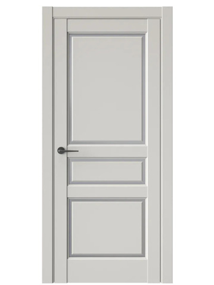 Двери WestStyle  LVT 5 Песчаный Рай/ Графит Сатинат ДО