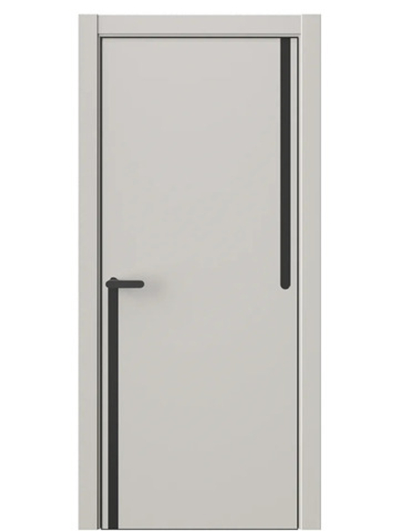 Двери WestStyle  "IN М2.3" Песчаный Рай /молдинг /алюм.кромка  ДГ